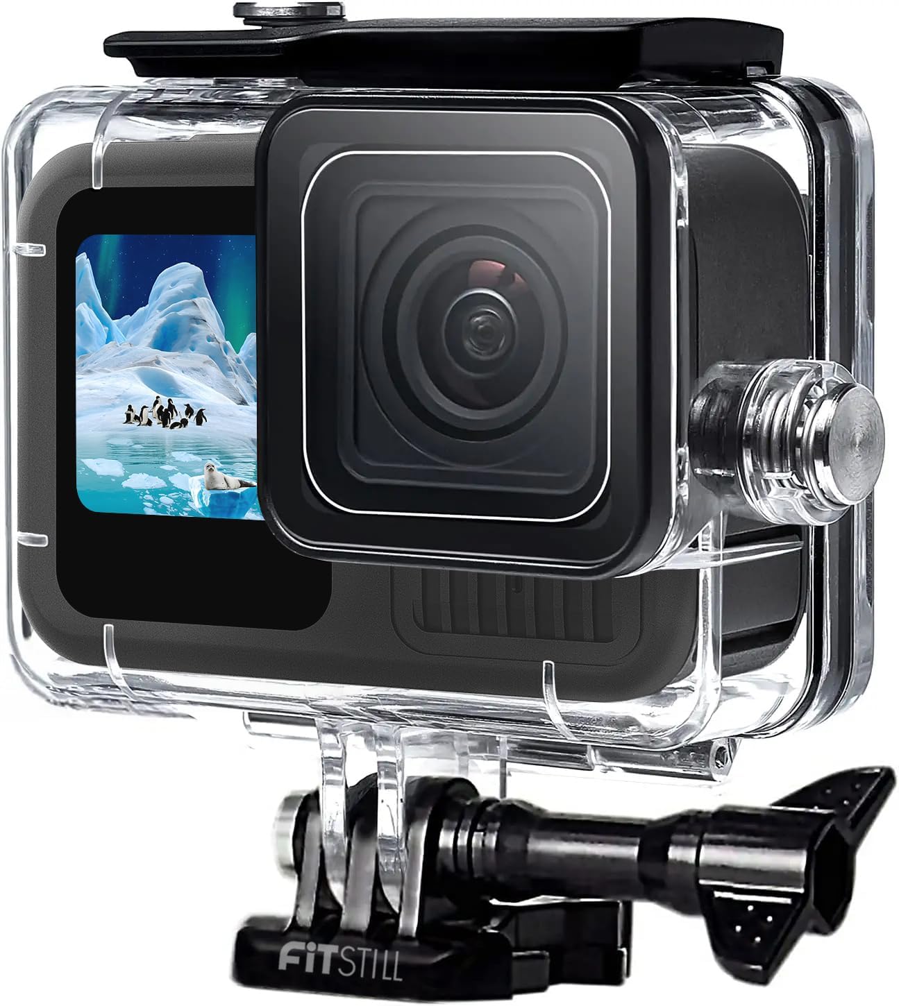 <br>FitStill 60M/196FT Waterproof Case for Go Pro Hero 13/ Hero 12/ Hero 11/ 